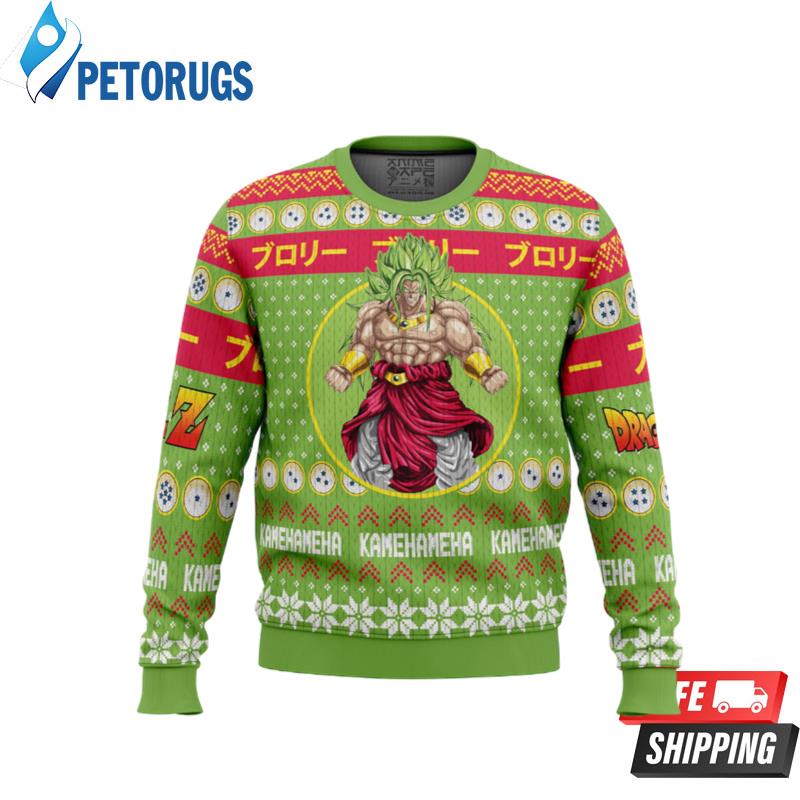 Christmas Broly Dragon Ball Z Ugly Christmas Sweaters
