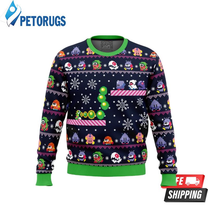 Christmas Bubble Bubble Bobble Ugly Christmas Sweaters