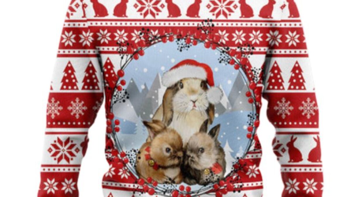 Bunny 2024 christmas sweater