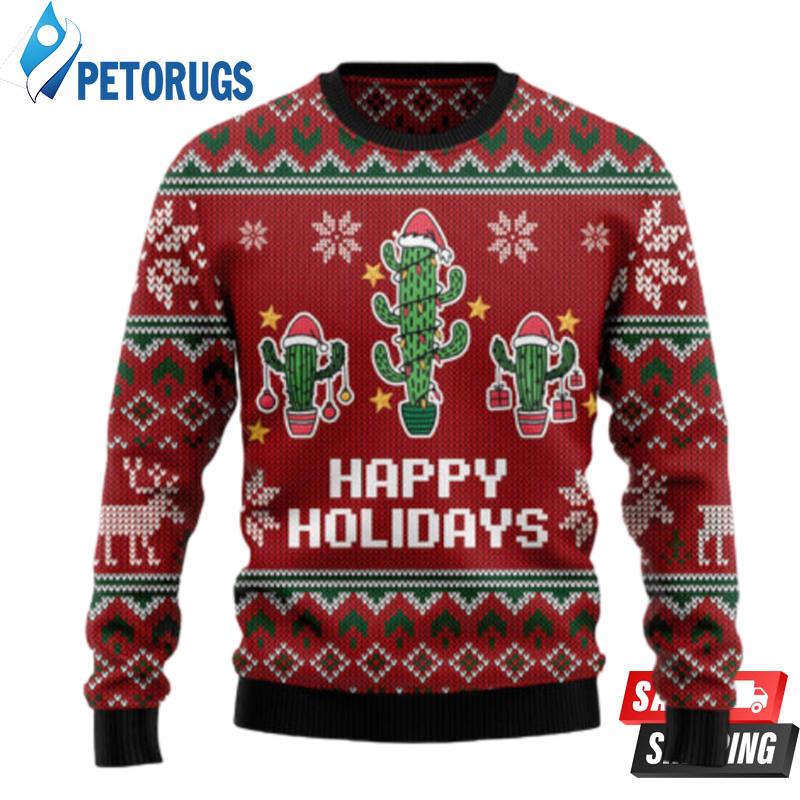 Christmas Cactus Ugly Christmas Sweaters