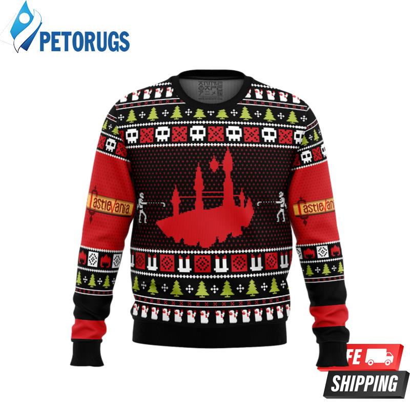 Christmas Castlevania Ugly Christmas Sweaters