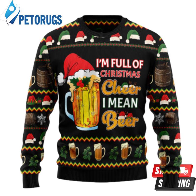 Christmas Cheer Beer Ugly Christmas Sweaters