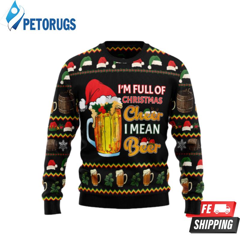 Christmas Cheer Beer Ugly Christmas Sweaters