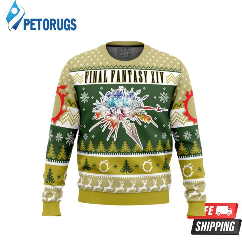 Christmas Fantasy Final Fantasy XIV Ugly Christmas Sweaters