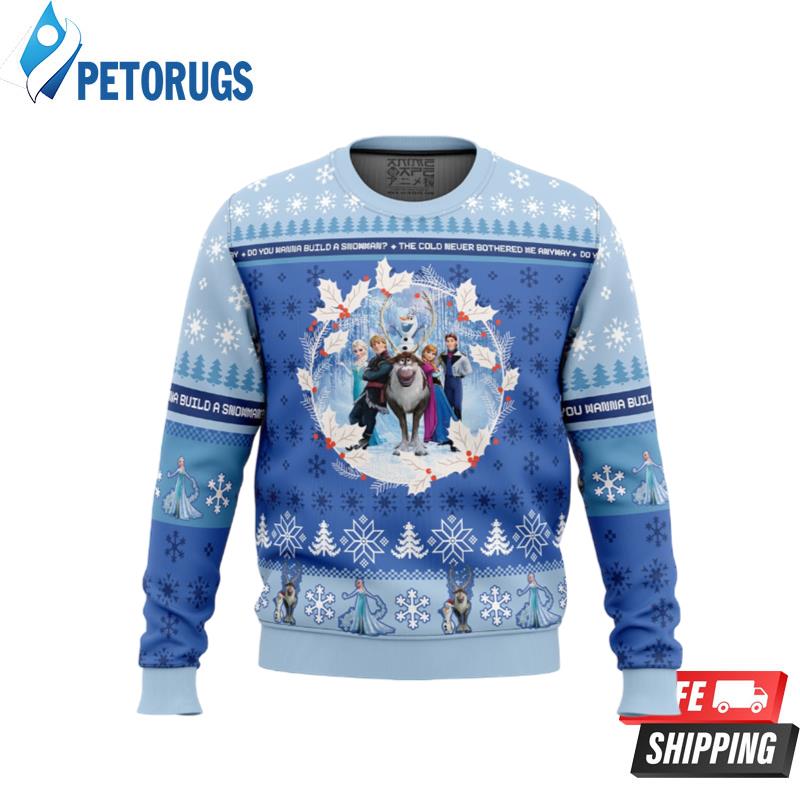 Christmas Frozen Disney Ugly Christmas Sweaters Peto Rugs