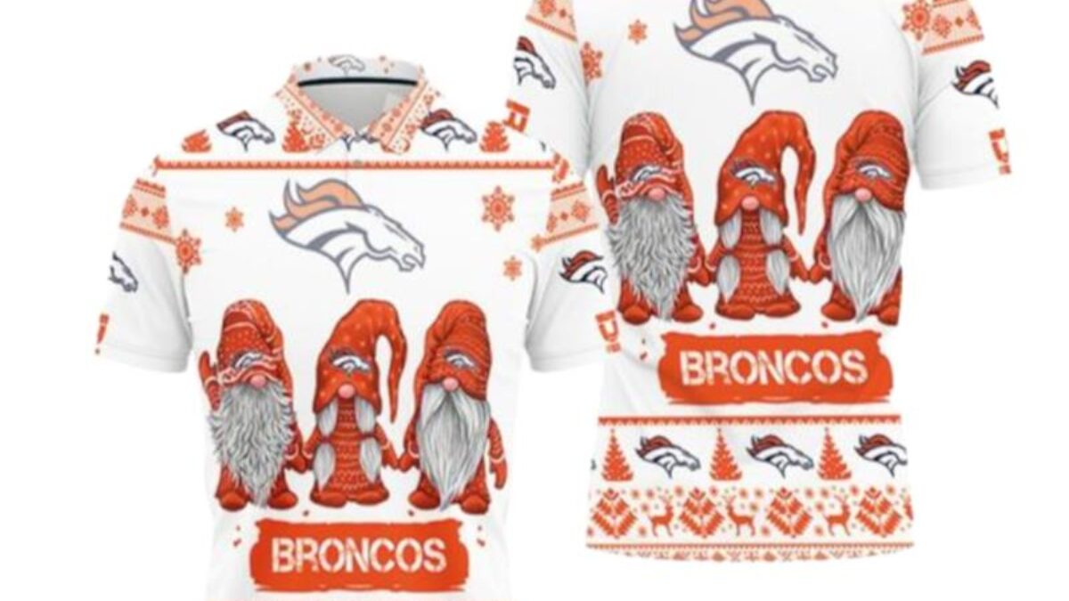 Broncos Gear - Enjoy the Denver Broncos Holiday Wordmark Ugly