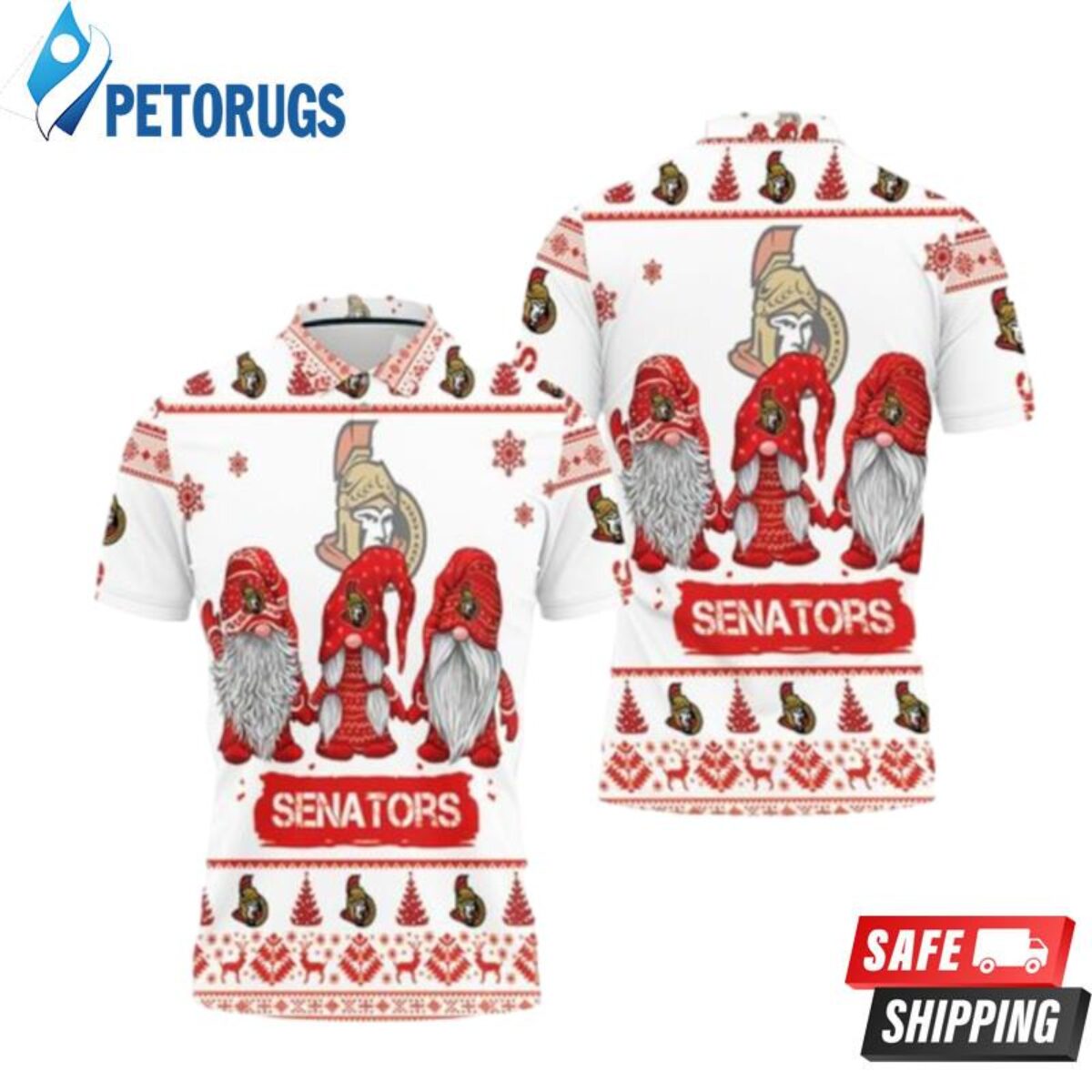 Ottawa Senators Ugly Christmas Sweater - Peto Rugs