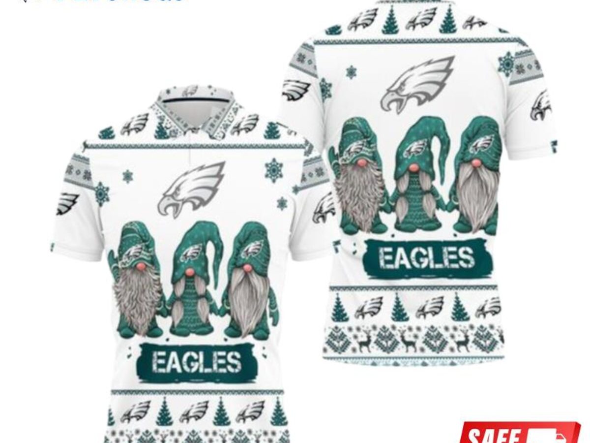 Philadelphia Eagles Ugly Sweat Christmas Polo Shirts - Peto Rugs