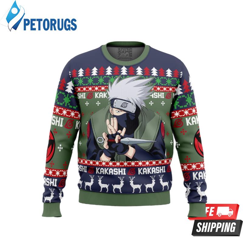 Christmas Kakashi Hatake Naruto Ugly Christmas Sweaters