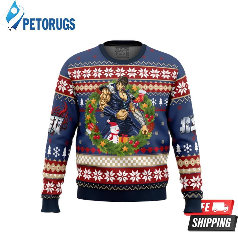 Christmas Kenshiro Fist of The North Star Ugly Christmas Sweaters