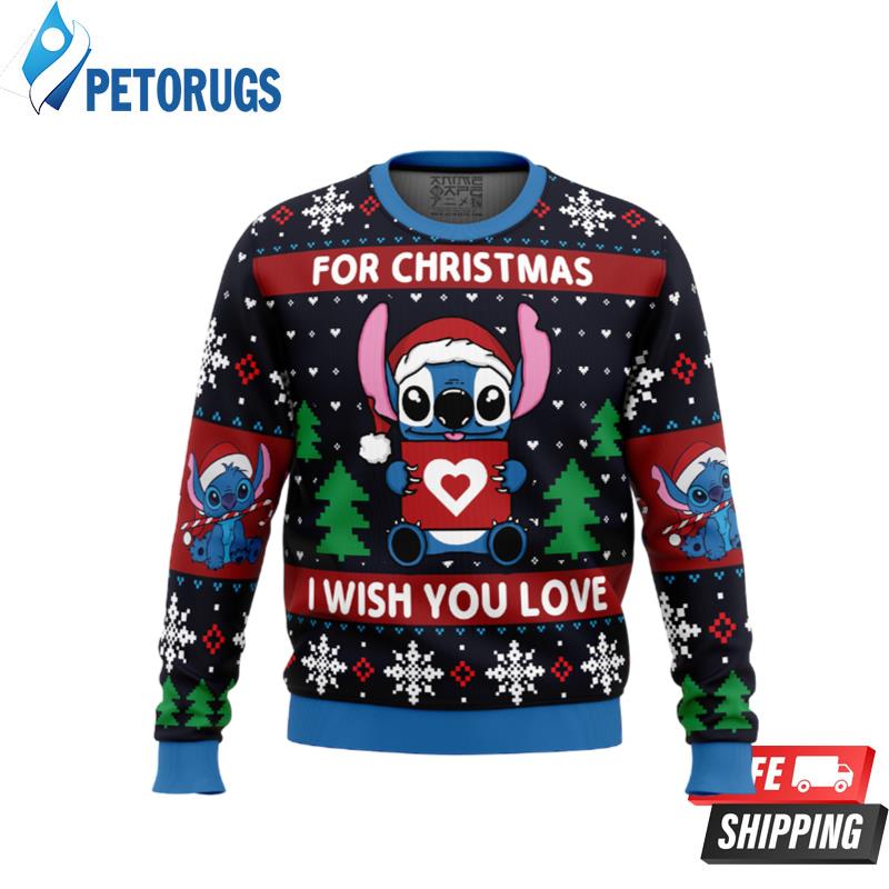 Christmas Love Stitch Ugly Christmas Sweaters