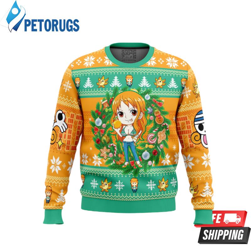 Christmas Nami One Piece Ugly Christmas Sweaters