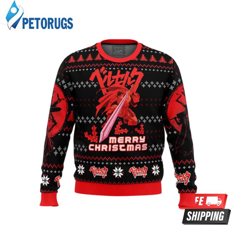 Christmas Red Guts Berzerk Ugly Christmas Sweaters