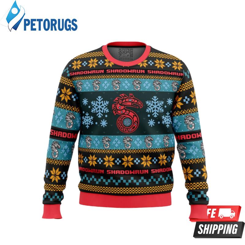 Christmas Shadowrun Board Games Ugly Christmas Sweaters