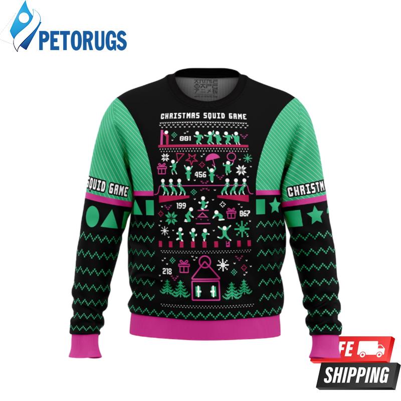 Christmas Squid Game Ugly Christmas Sweaters