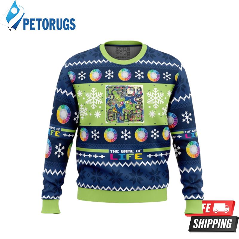 Christmas The Game of Life Board Games Ugly Christmas Sweaters