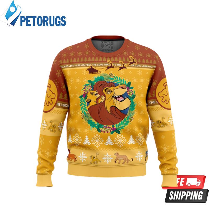 Christmas The Lion King Disney Ugly Christmas Sweaters