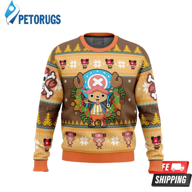 Christmas Tony Chopper One Piece Ugly Christmas Sweaters