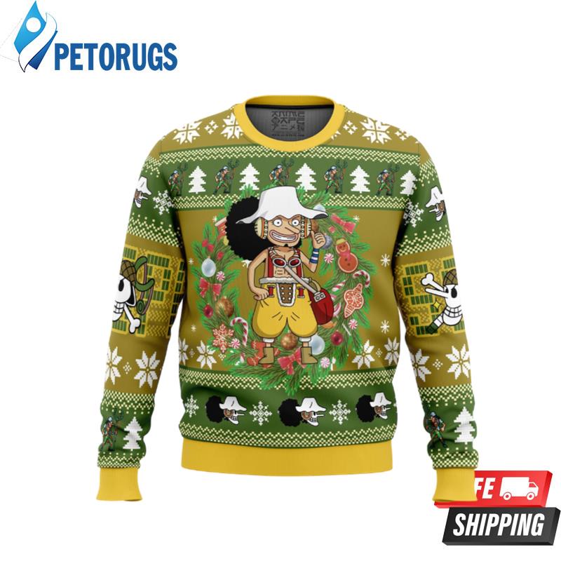 Christmas Usopp One Piece Ugly Christmas Sweaters