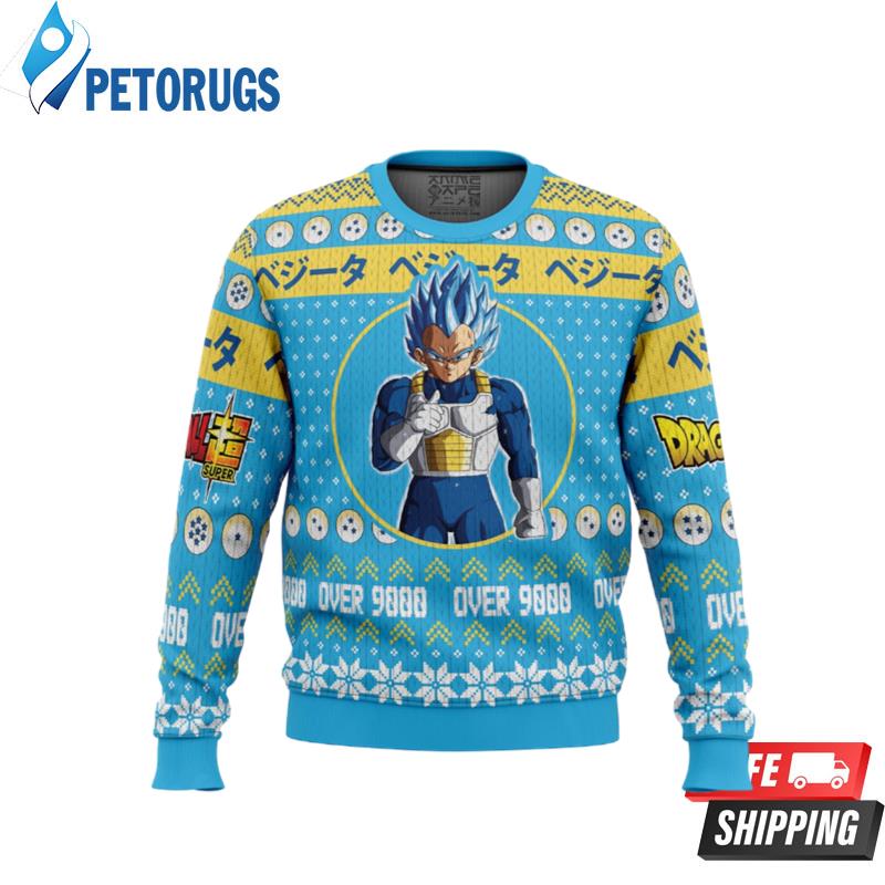 Christmas Vegeta Dragon Ball Z Ugly Christmas Sweaters