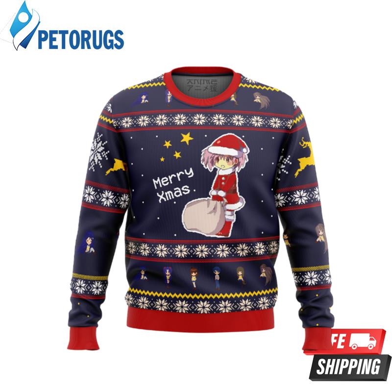 Clannad Merry Xmas Ugly Christmas Sweaters