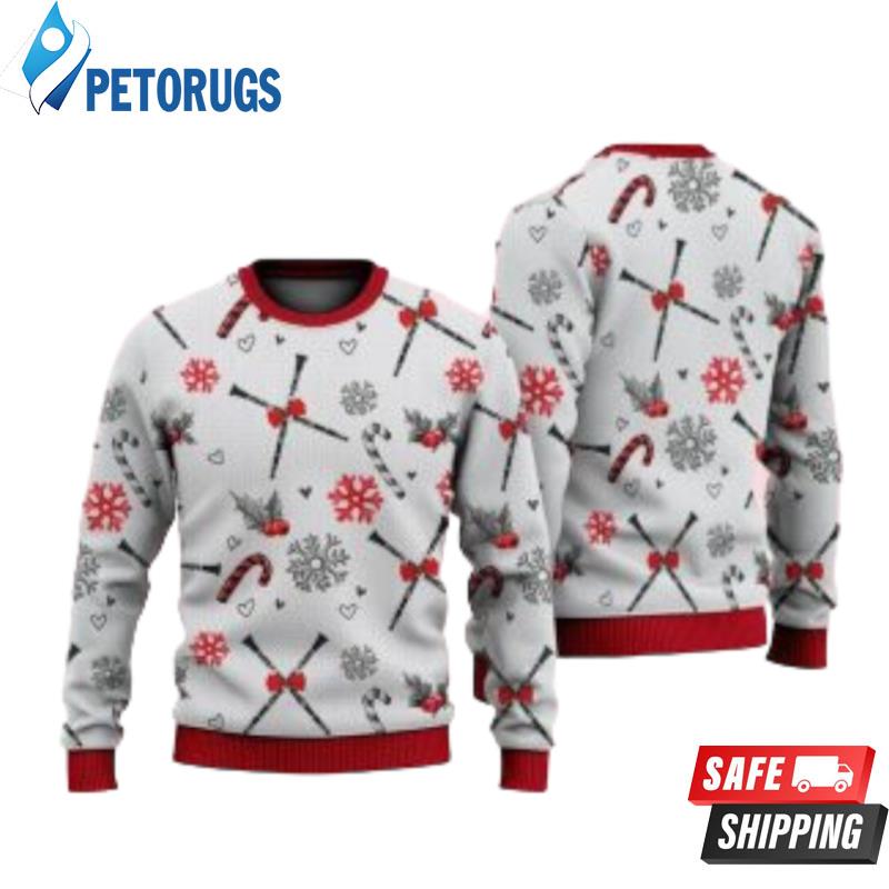 Clarinet Christmas Pattern Ugly Christmas Sweaters
