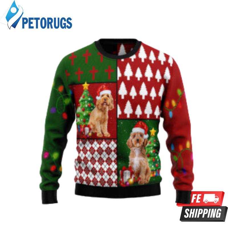 Cockapoo Hohoho Dog Lover Ugly Christmas Sweaters