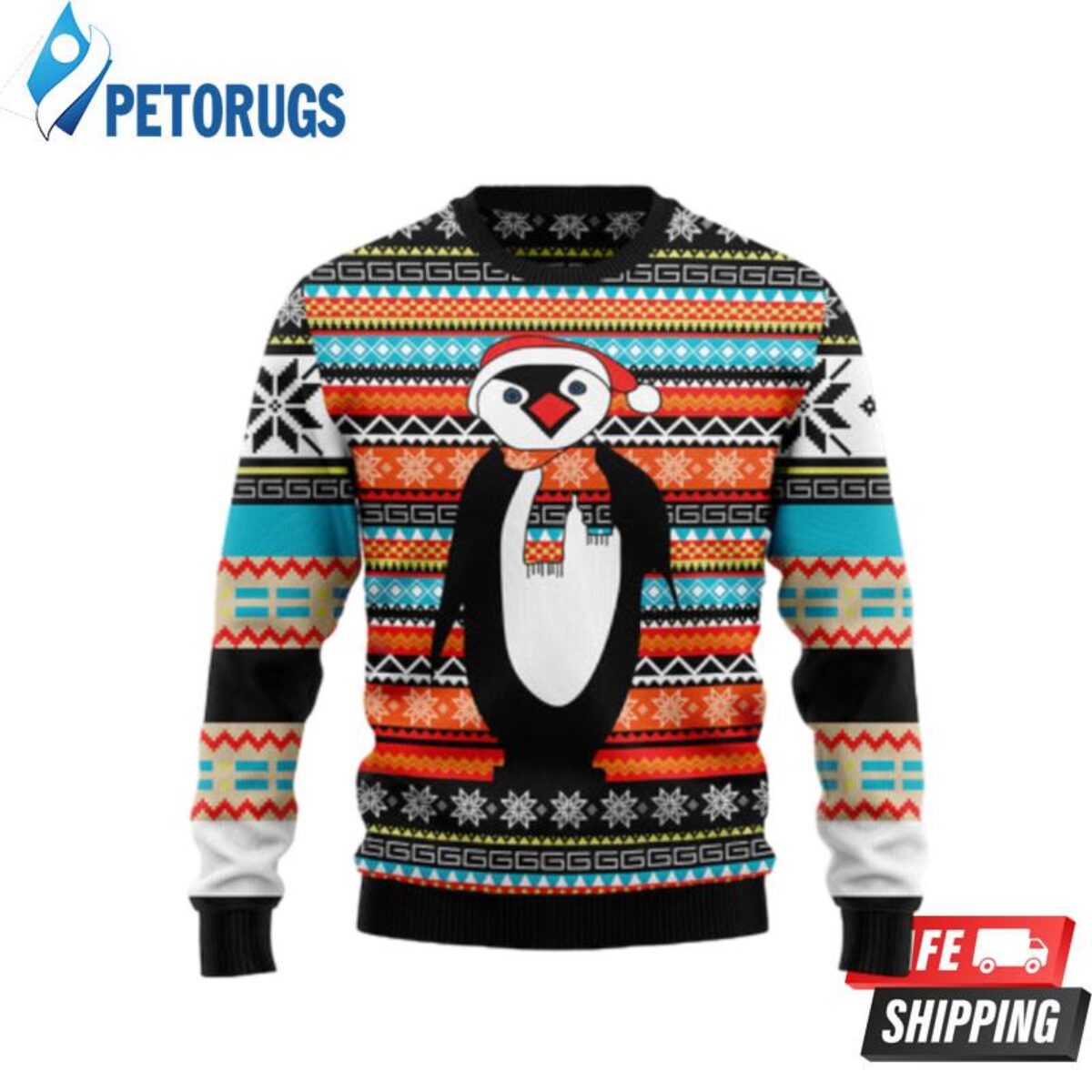Ugly Christmas Sweater, Sweaters, Light Up Penguin Tunic Sweater Not So Ugly  Christmas Sweater