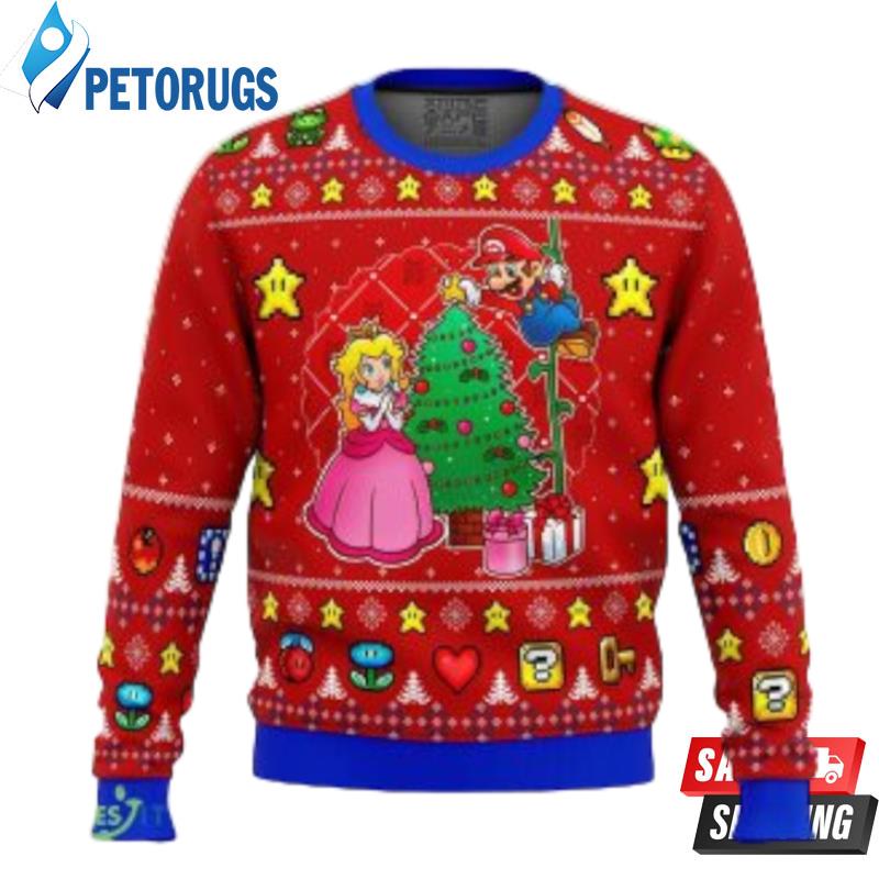 Come And See The Christmas Tree Super Mario Ugly Christmas Sweaters