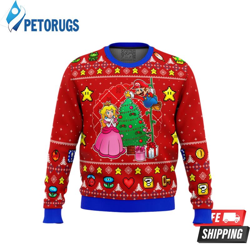 Come and See the Christmas Tree Super Mario Ugly Christmas Sweaters
