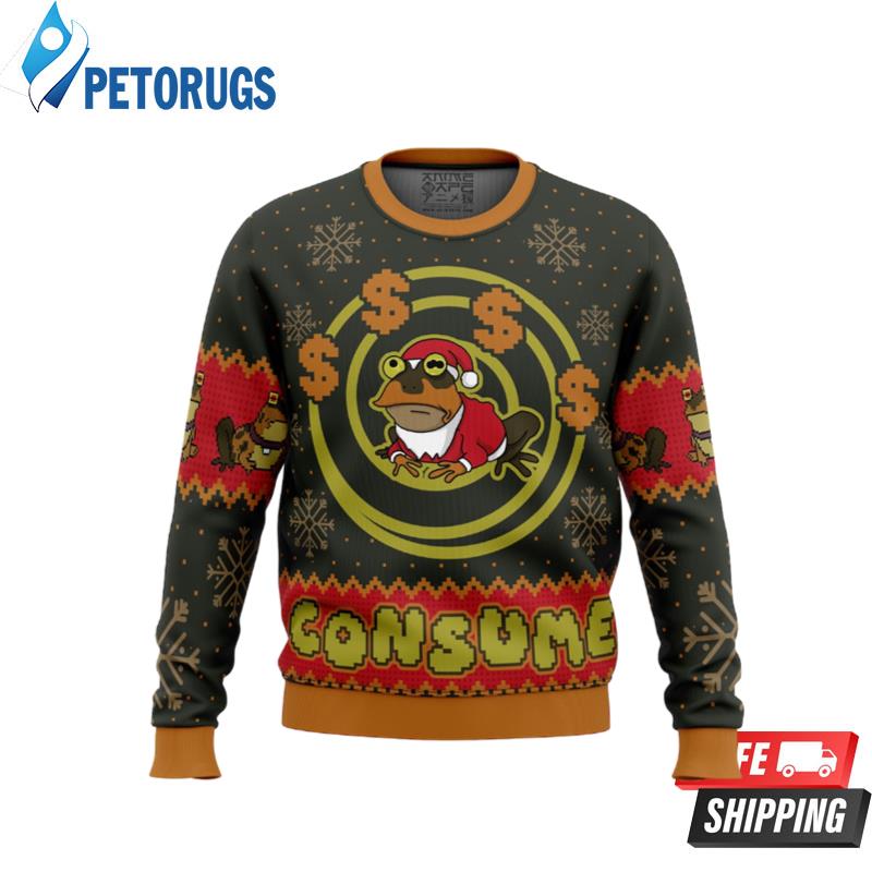 Consume Futurama Ugly Christmas Sweaters