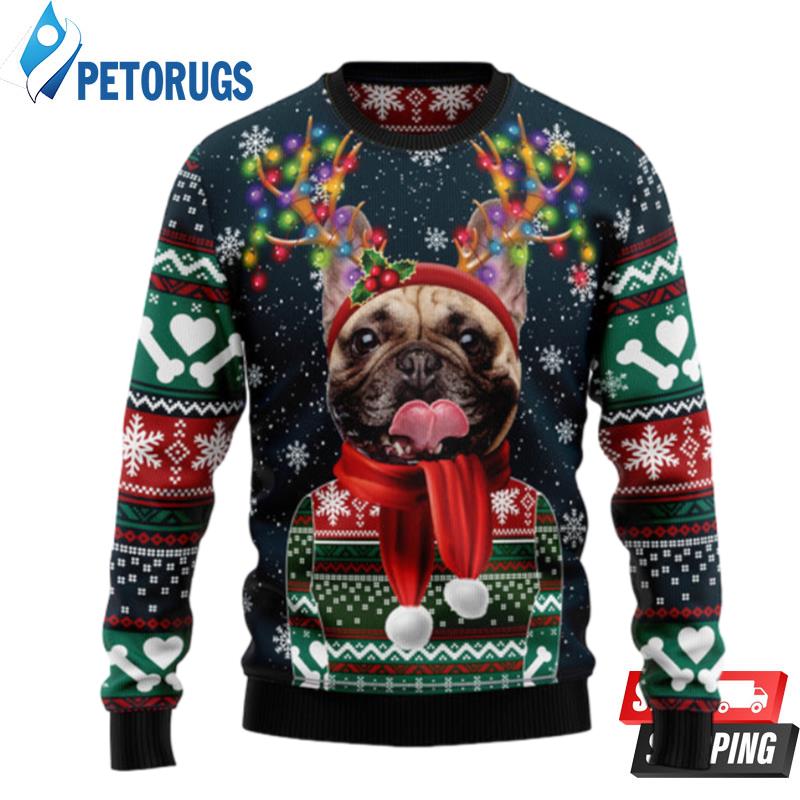 Cool French Bulldog Ugly Christmas Sweaters