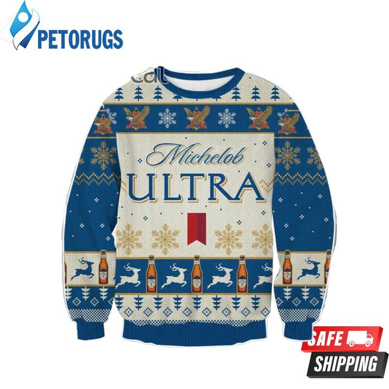 Michelob Ultra Christmas Gift Ugly Christmas Sweater