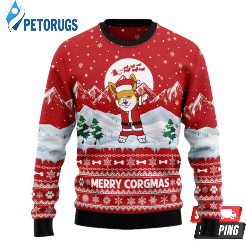 Corgi Merry Xmas Ugly Christmas Sweaters