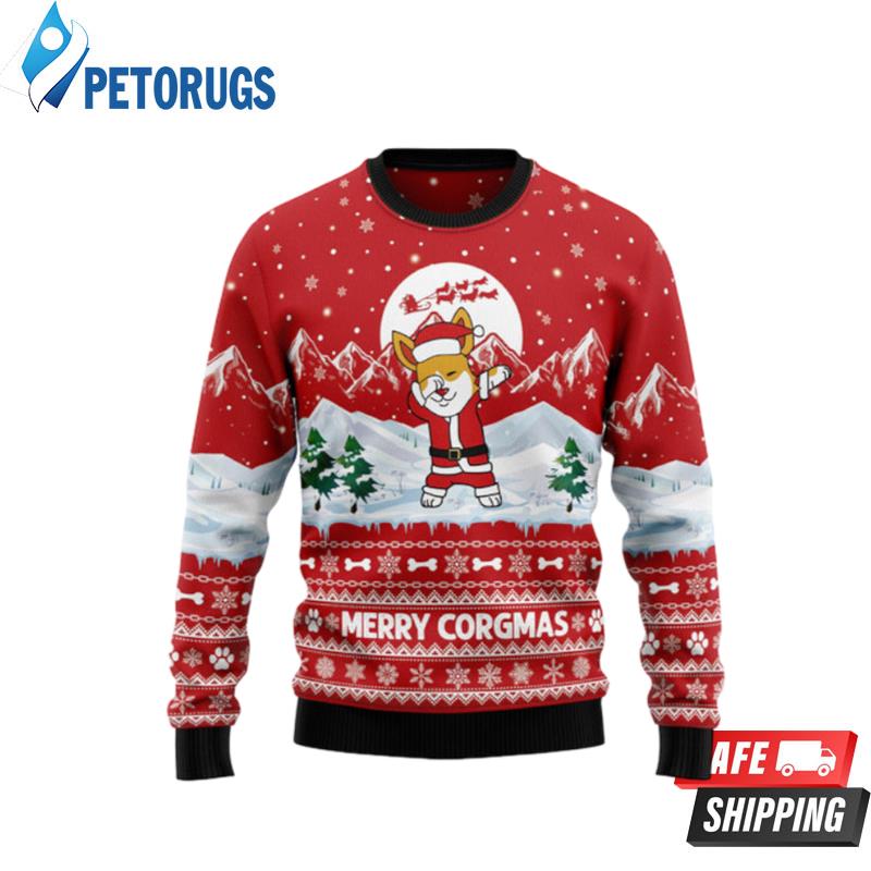 Corgi Merry Xmas Ugly Christmas Sweaters