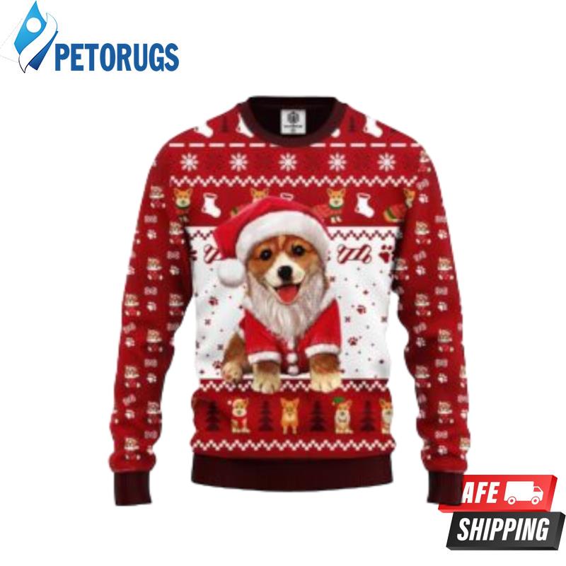 Corgi ugly christmas on sale sweater