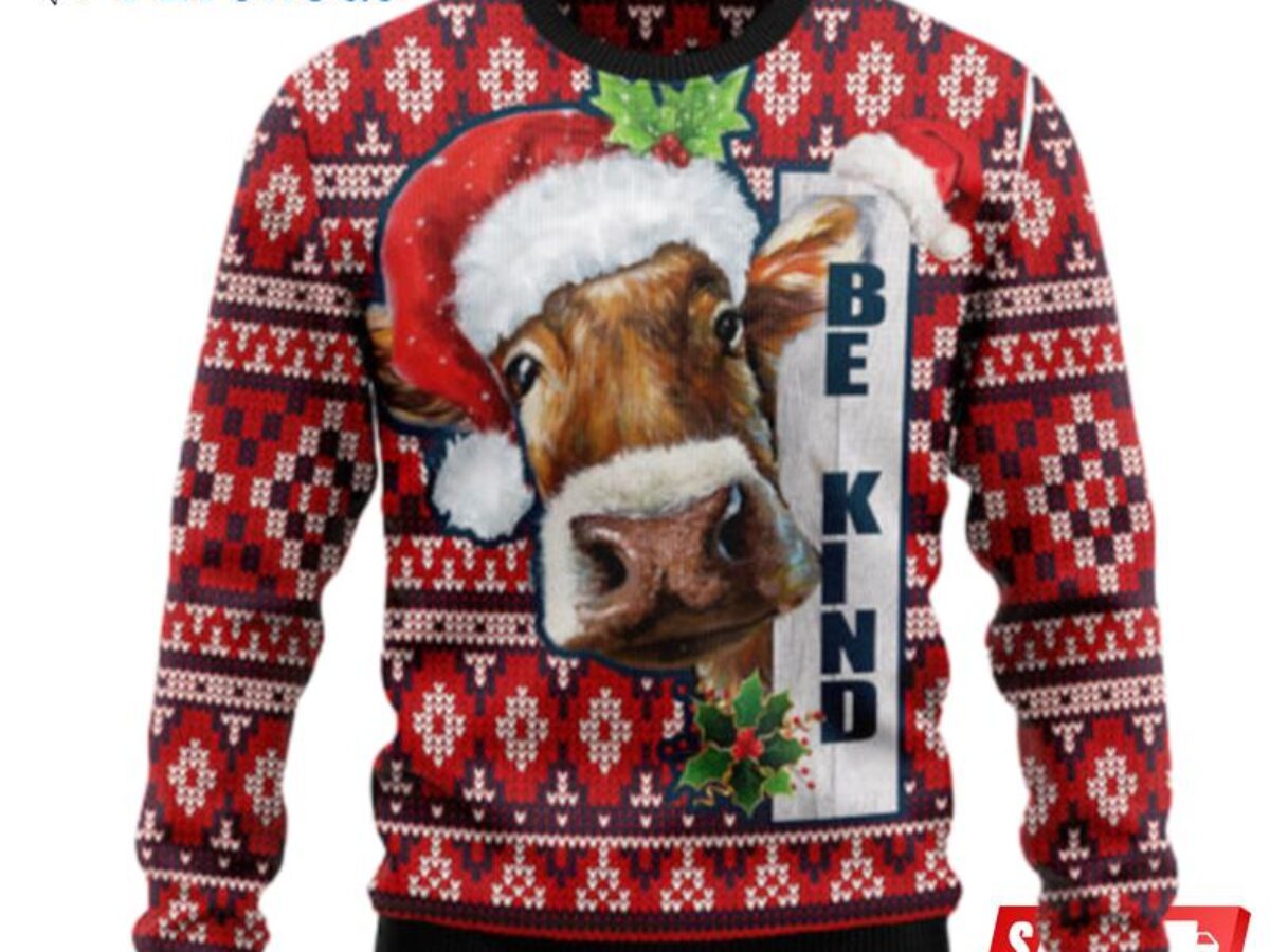 Ugly hotsell sweater cow