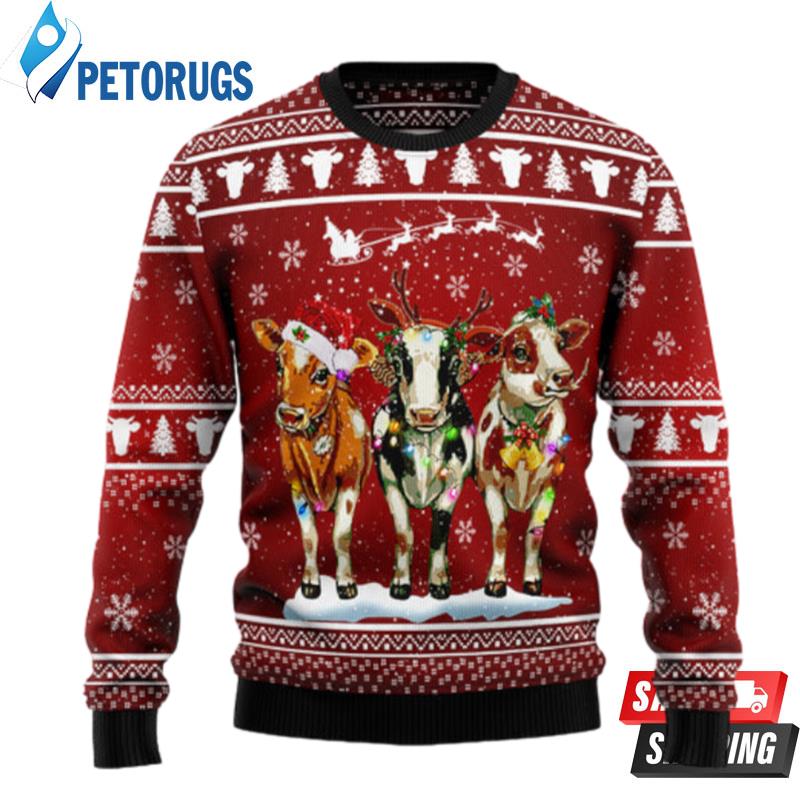 Cow Christmas Ugly Christmas Sweaters