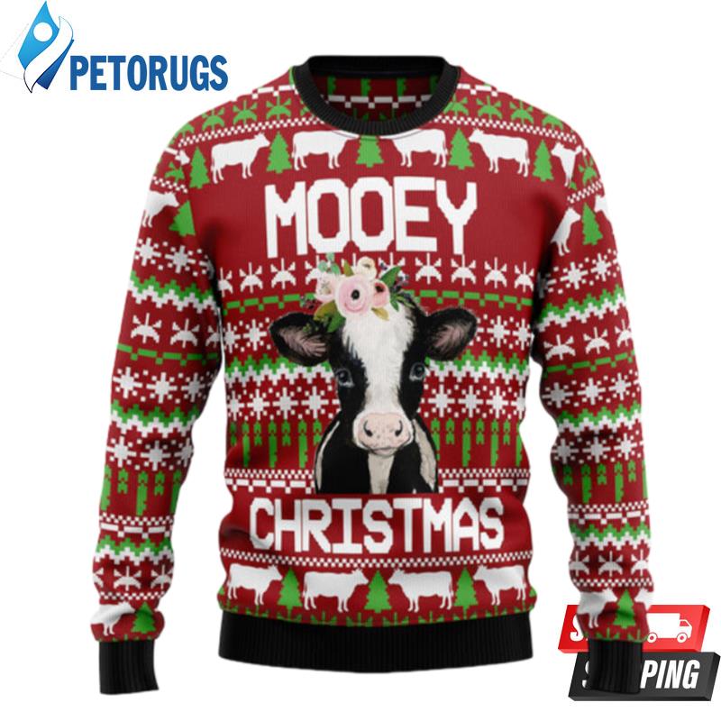 Ugly sweater clearance cow