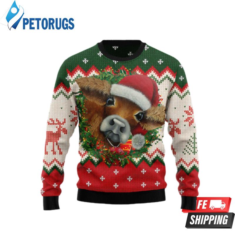 Cow Xmas 1 Ugly Christmas Sweaters