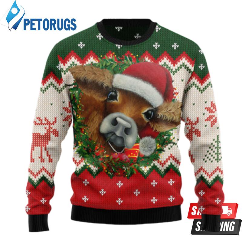 Cow Xmas Ugly Christmas Sweaters