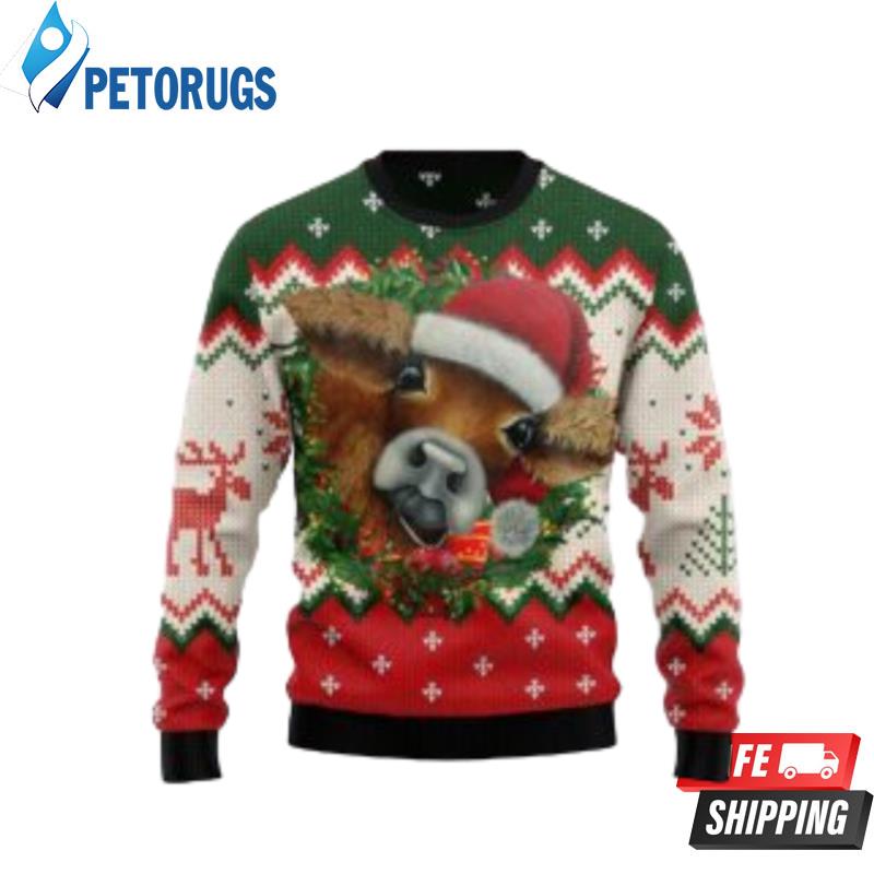 Cow Xmas Ugly Christmas Sweaters