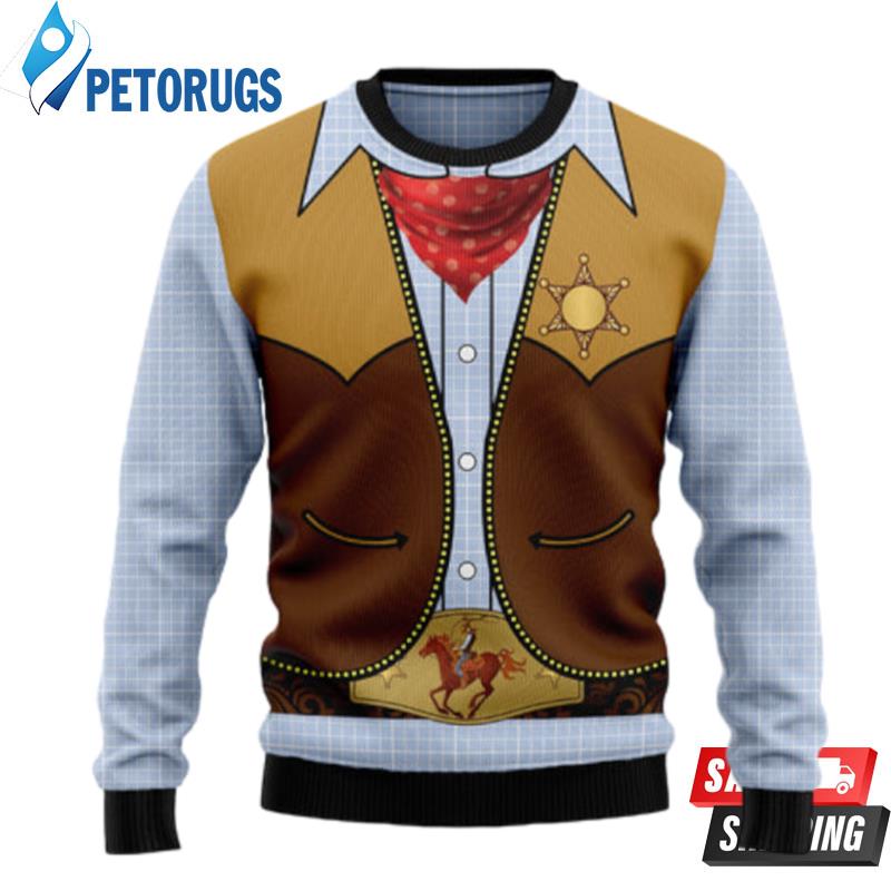 Cowboy Costume Ugly Christmas Sweaters