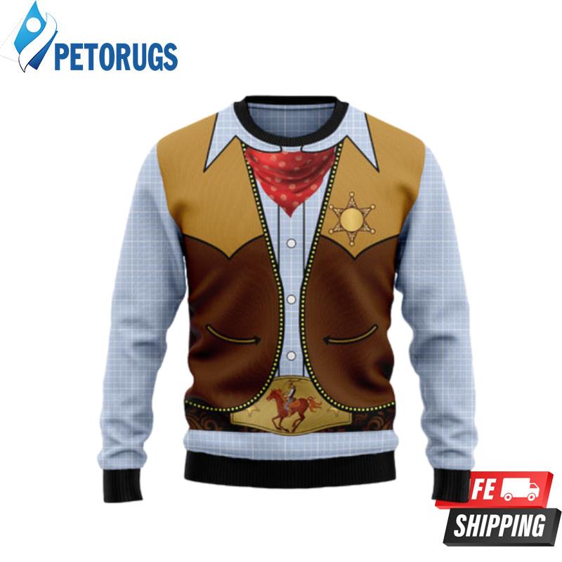 Cowboy Costume Ugly Christmas Sweaters