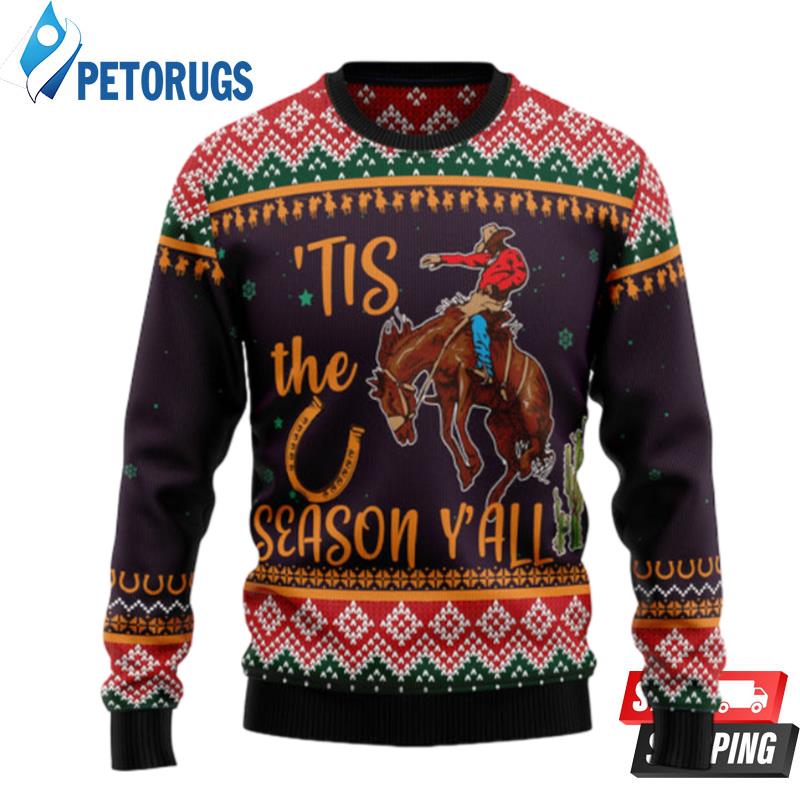 Cowboy Season Ugly Christmas Sweaters