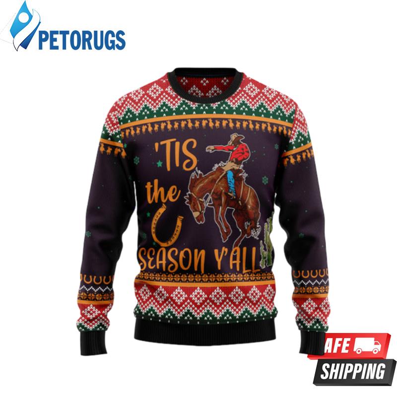 Cowboy Season Ugly Christmas Sweaters