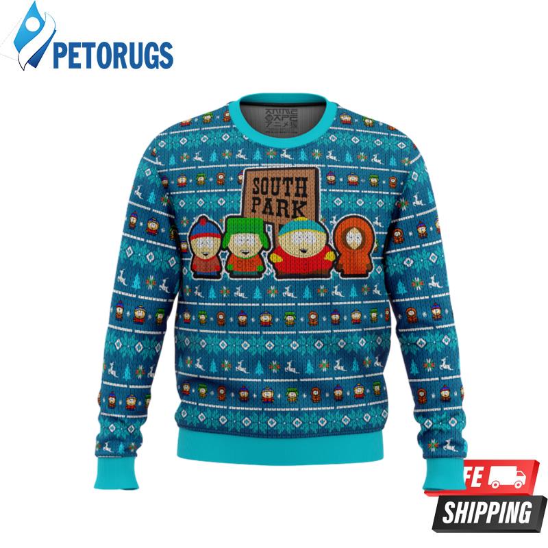 Crazy Main Characters South Park Ugly Christmas Sweaters