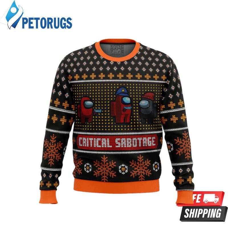 Critical Sabotage Among Us Ugly Christmas Sweaters
