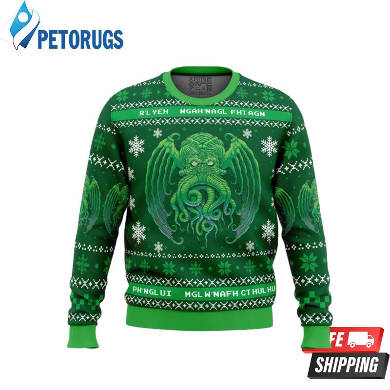 Cthulhu Cultist Christmas Ugly Christmas Sweaters