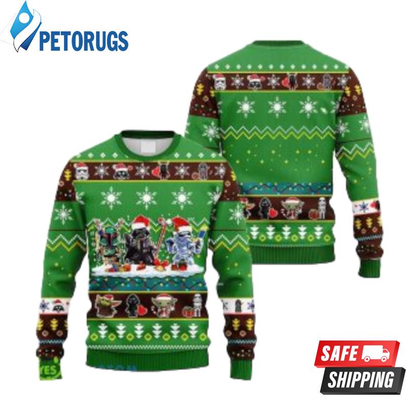 Cute Chibi Star Wars Characters Ugly Christmas Sweaters